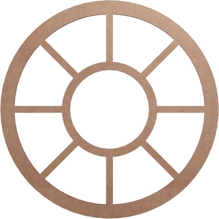 Ekena Millwork Grace Wood Fretwork Pierced Ceiling Medallion, Wood (Paint Grade), 20"OD x 7 1/4"ID x 3/8"T CMWP20X0375GRMF